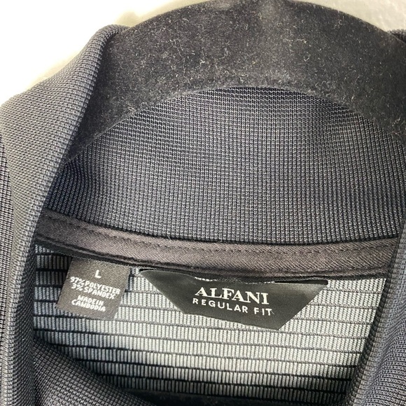 Alfani Regular Fit Full Zip Black White Basic Jacket W/ Pockets Women’s Large - Picture 12 of 14